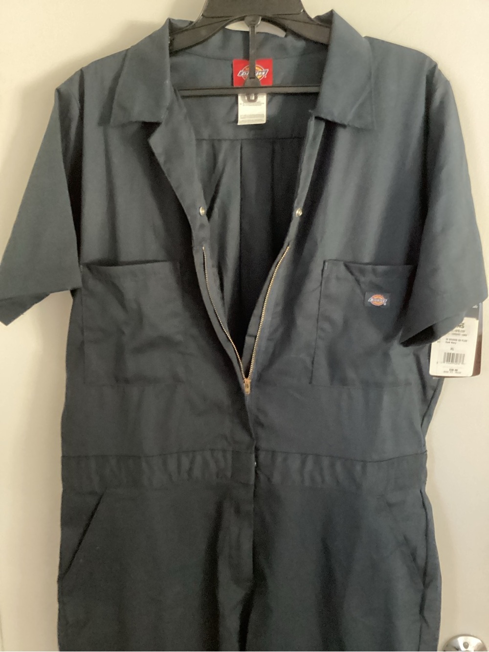 Dickies Dark Navy coveralls Vans Tag